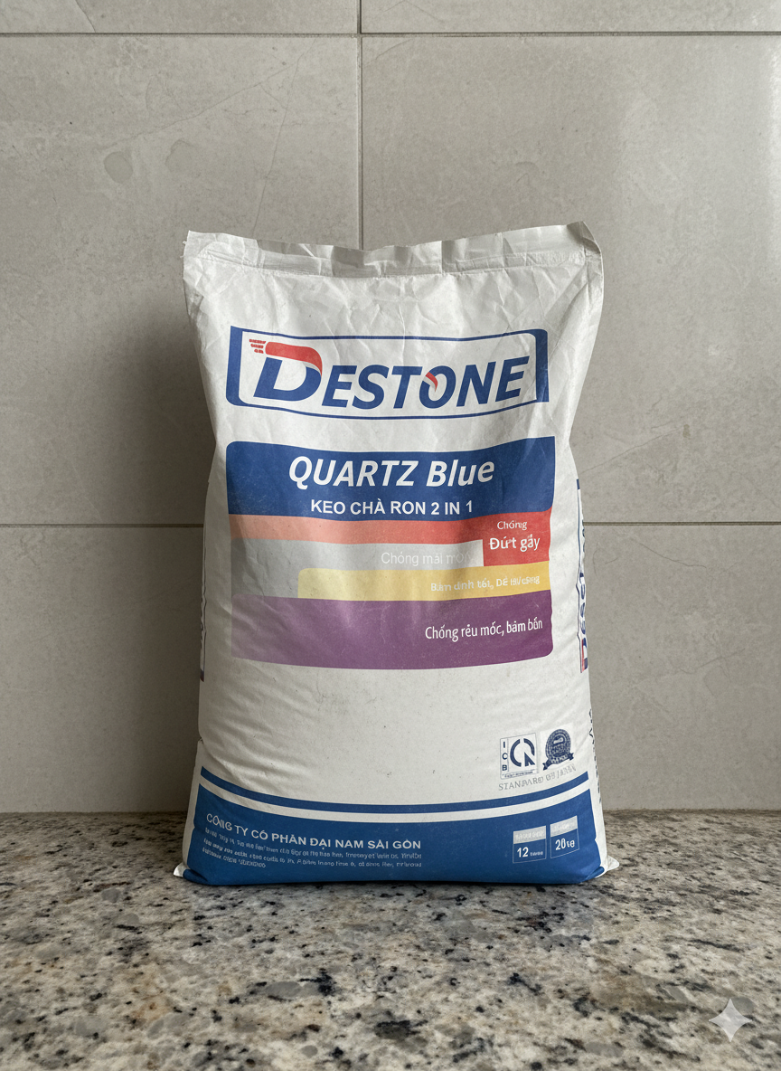 Keo chà ron 2 in 1 QUARTZ Blue